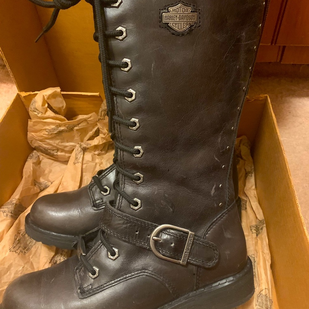 Harley Davidson boots women 7.5